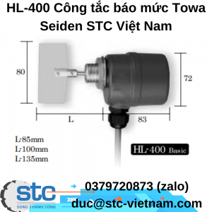 HL-400 Công tắc báo mức Towa Seiden STC Việt Nam