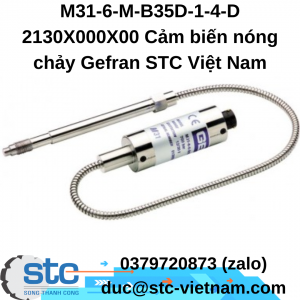 M31-6-M-B35D-1-4-D 2130X000X00 Cảm biến nóng chảy Gefran STC Việt Nam