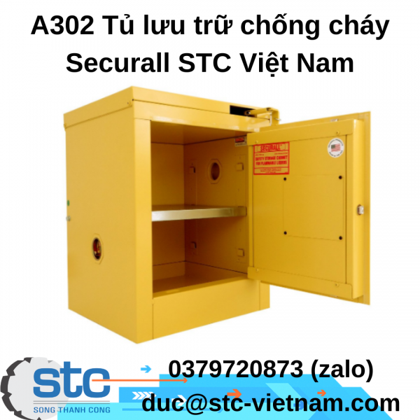 A302 Tủ lưu trữ chống cháy Securall STC Việt Nam