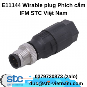 E11144 Wirable plug Phích cắm IFM STC Việt Nam