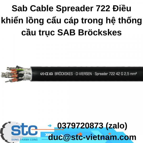 Sab Cable Spreader 722 Điều khiển lồng cẩu cáp trong hệ thống cầu trục SAB Bröckskes STC Việt Nam