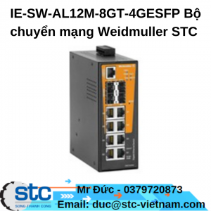 IE-SW-AL12M-8GT-4GESFP Bộ chuyển mạng Weidmuller STC Việt Nam