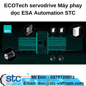 ECOTech servodrive Máy phay dọc ESA Automation STC Việt Nam