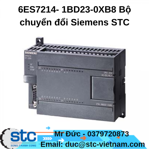 6ES7214- 1BD23-0XB8 Bộ chuyển đổi Siemens STC Việt Nam