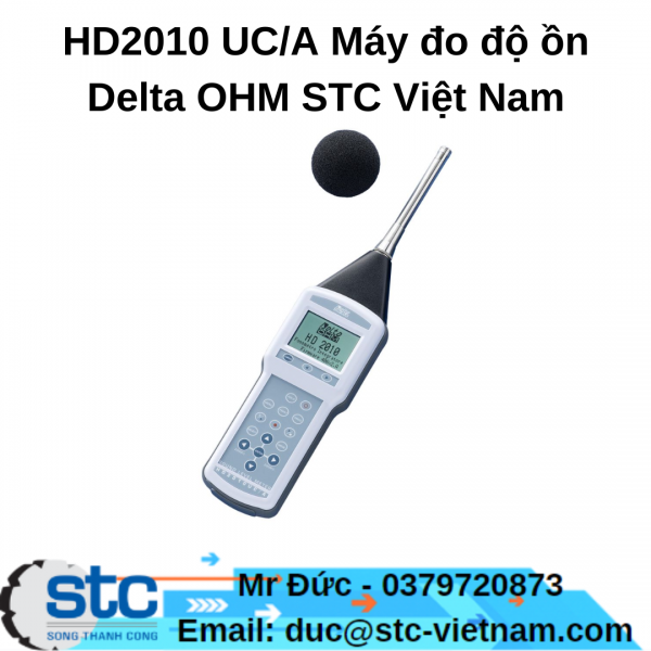 HD2010 UC/A Máy đo độ ồn Delta OHM STC Việt Nam