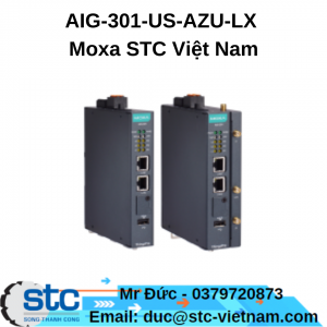 AIG-301-US-AZU-LX Giám sát tình trạng thùng chứa dầu Moxa STC Việt Nam