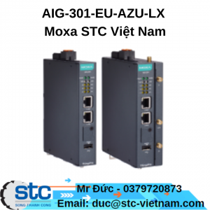 AIG-301-EU-AZU-LX Giám sát năng lượng mặt trời phân tán Moxa STC Việt Nam