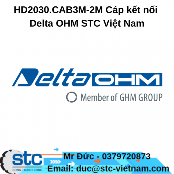 HD2030.CAB3M-2M Cáp kết nối Delta OHM STC Việt Nam
