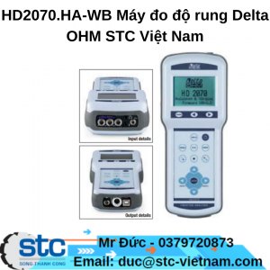 HD2070.HA-WB Máy đo độ rung Delta OHM STC Việt Nam