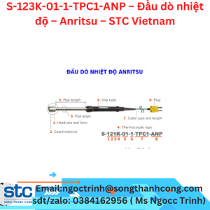 S-123K-01-1-TPC1-ANP – Đầu dò nhiệt độ – Anritsu – STC Vietnam