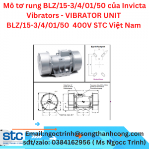 Mô tơ rung BLZ/15-3/4/01/50 của Invicta Vibrators - VIBRATOR UNIT  BLZ/15-3/4/01/50  400V STC Việt Nam