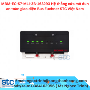 MBM-EC-S7-MLI-3B-163293 Hệ thống cửa mô đun an toàn giao diện Bus Euchner STC Việt Nam