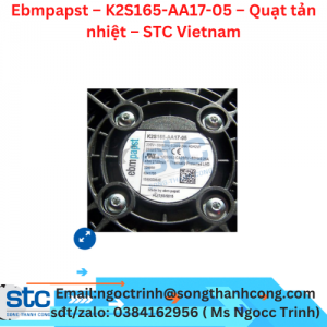 Ebmpapst – K2S165-AA17-05 – Quạt tản nhiệt – STC Vietnam
