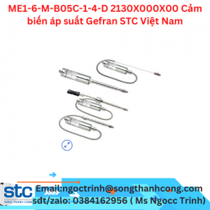ME1-6-M-B05C-1-4-D 2130X000X00 Cảm biến áp suất Gefran STC Việt Nam