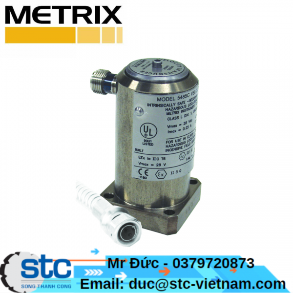 5485C-007-020 Cảm biến vận tốc nhiệt độ cao Metrix STC Việt Nam