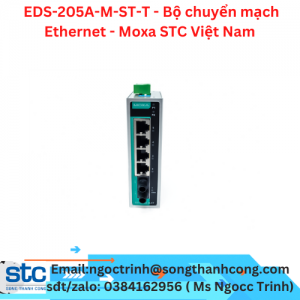 EDS-205A-M-ST-T - Bộ chuyển mạch Ethernet - Moxa STC Việt Nam 