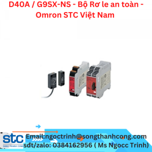 D40A / G9SX-NS - Bộ Rơ le an toàn - Omron STC Việt Nam 