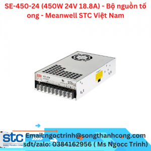 SE-450-24 (450W 24V 18.8A) - Bộ nguồn tổ ong - Meanwell STC Việt Nam