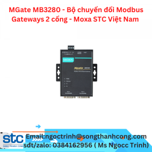 MGate MB3280 - Bộ chuyển đổi Modbus Gateways 2 cổng - Moxa STC Việt Nam 