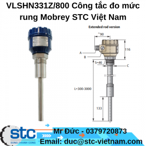 VLSHN331Z/800 Công tắc đo mức rung Mobrey STC Việt Nam