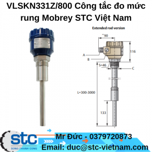 VLSKN331Z/800 Công tắc đo mức rung Mobrey STC Việt Nam