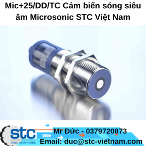 Mic+25/DD/TC Cảm biến sóng siêu âm Microsonic STC Việt Nam