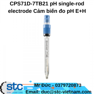 CPS71D-7TB21 pH single-rod electrode Cảm biến đo pH E+H STC Việt Nam
