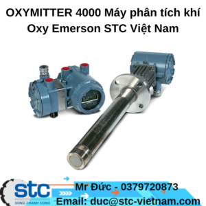 OXYMITTER 4000 Máy phân tích khí Oxy Emerson STC Việt Nam