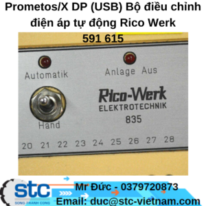 Prometos/X DP (USB) Bộ điều chỉnh điện áp tự động Rico Werk STC Việt Nam