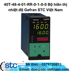 40T-48-4-01-RR-0-1-0-0 Bộ hiển thị nhiệt độ Gefran STC Việt Nam