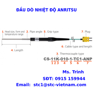 CS-11K-01-1-TC1-ANP – Đầu dò nhiệt độ - Anritsu