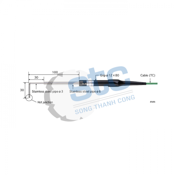 Anritsu – CS-03K-010-1- TC1-ASP – Đầu dò nhiệt độ