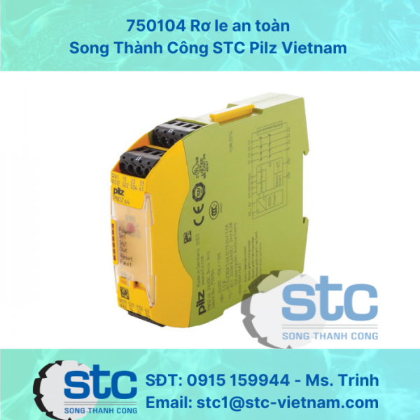 750104 Rơ le an toàn Song Thành Công STC Pilz Vietnam