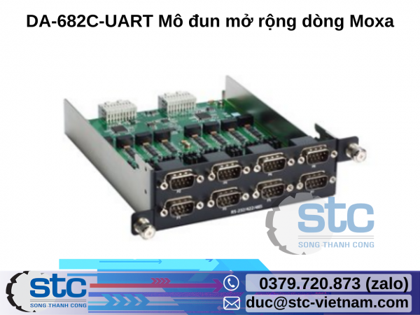 DA-682C-UART Mô đun mở rộng dòng Moxa STC Việt Nam