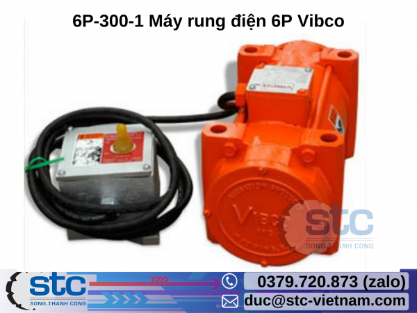 6P-300-1 Máy rung điện 6P Vibco STC Việt Nam