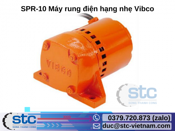 SPR-10 Máy rung điện hạng nhẹ Vibco STC Việt Nam