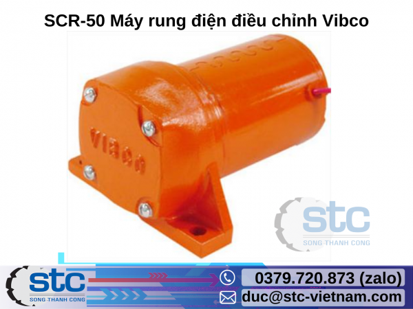 SCR-50 Máy rung điện điều chỉnh Vibco STC Việt Nam