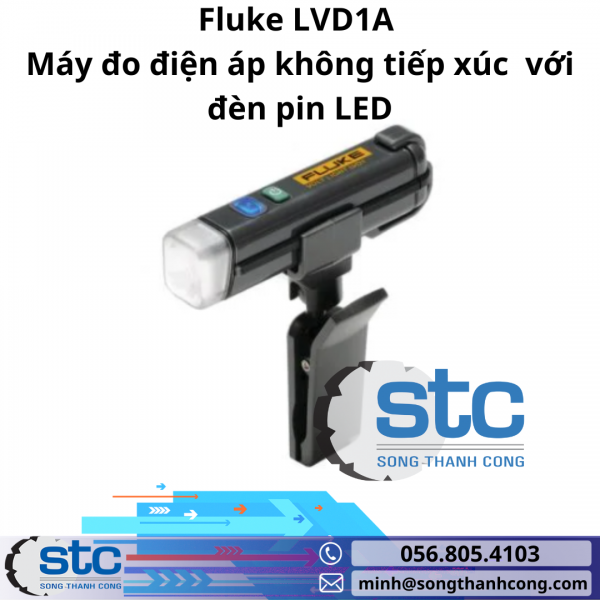 Fluke LVD1A Máy đo điện áp không tiếp xúc với đèn pin LED
