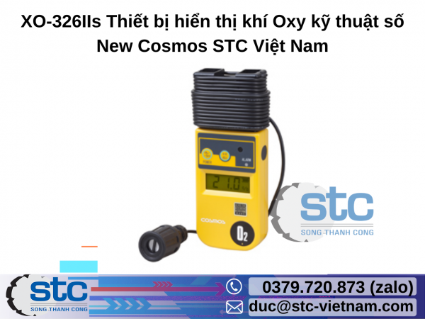 XO-326IIs Thiết bị hiển thị khí Oxy kỹ thuật số New Cosmos STC Việt Nam