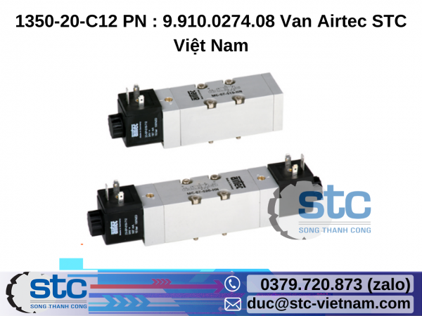1350-20-C12 PN : 9.910.0274.08 Van Airtec STC Việt Nam