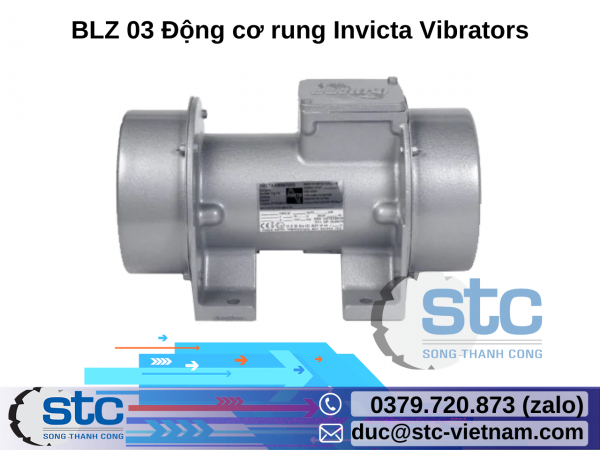BLZ 03 Động cơ rung Invicta Vibrators STC Việt Nam