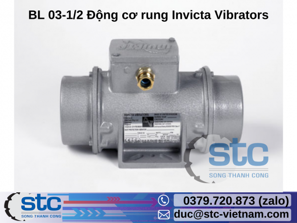BL 03-1/2 Động cơ rung Invicta Vibrators STC Việt Nam