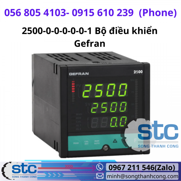 2500-0-0-0-0-0-1 Bộ điều khiển Gefran