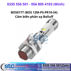 BOS01TT (BOS 12M-PS-PR10-S4) Cảm biến phản xạ Balluff