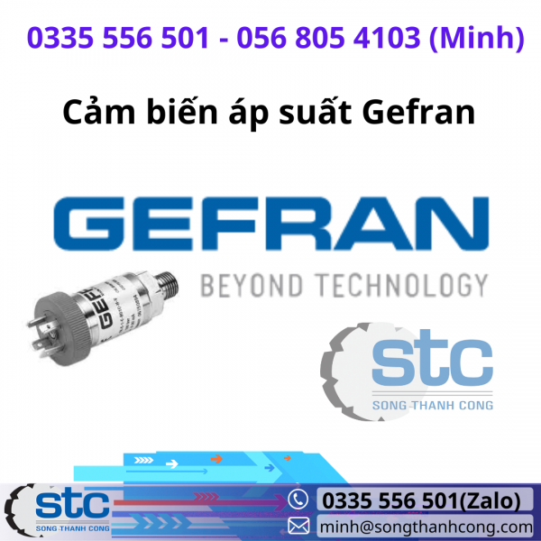 Cảm biến áp suất Gefran