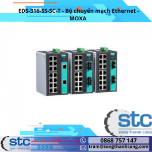 EDS-316-SS-SC-T Bộ chuyển mạch Ethernet MOXA Vietnam