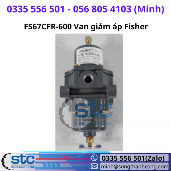 FS67CFR-600 Van giảm áp Fisher