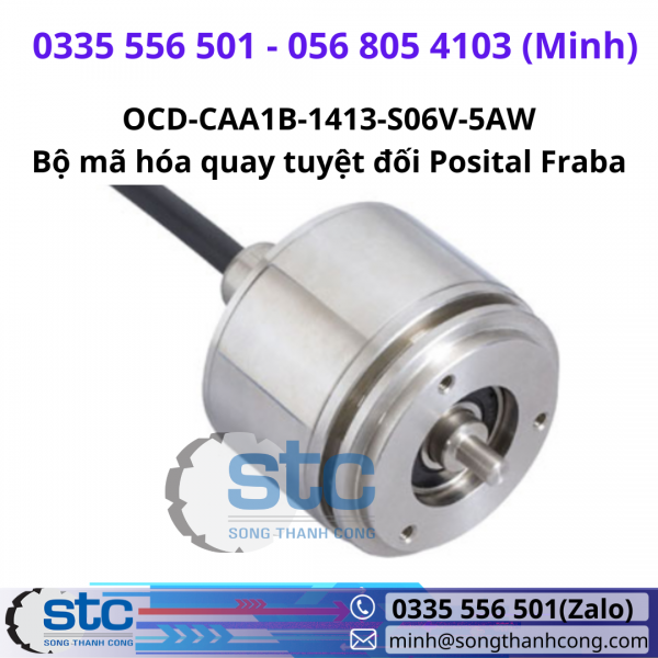 OCD-CAA1B-1413-S06V-5AW Bộ mã hóa quay tuyệt đối Posital Fraba