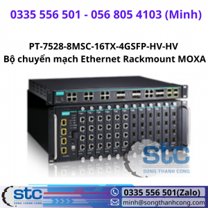PT-7528-8MSC-16TX-4GSFP-HV-HV Bộ chuyển mạch Ethernet Rackmount MOXA