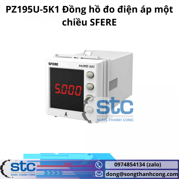 PZ195U-5K1 Đồng hồ đo điện áp một chiều SFERE